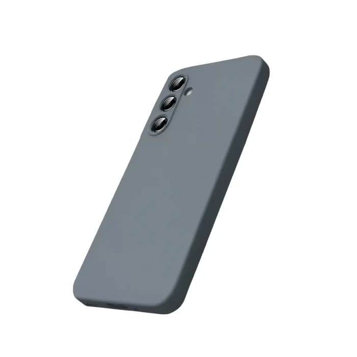 Mey İthalat®  Samsung Galaxy S25 FE Kılıf Nano içi Kadife Silikon - Gri
