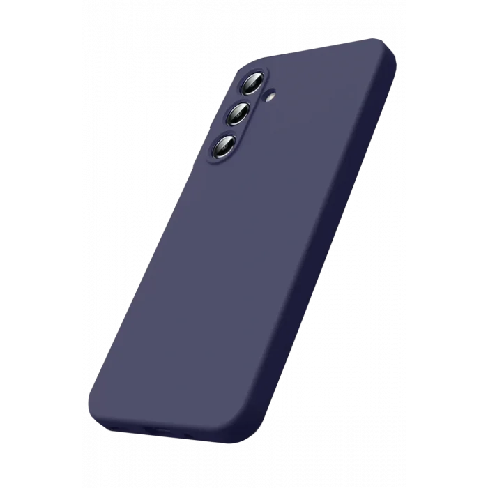 Mey İthalat®  Samsung Galaxy S25 FE Nano içi Kadife Silikon - Lacivert