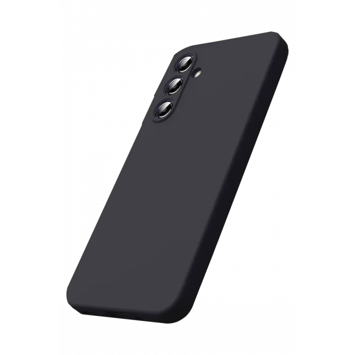 Mey İthalat®  Samsung Galaxy S25 FE Nano içi Kadife Silikon - Siyah