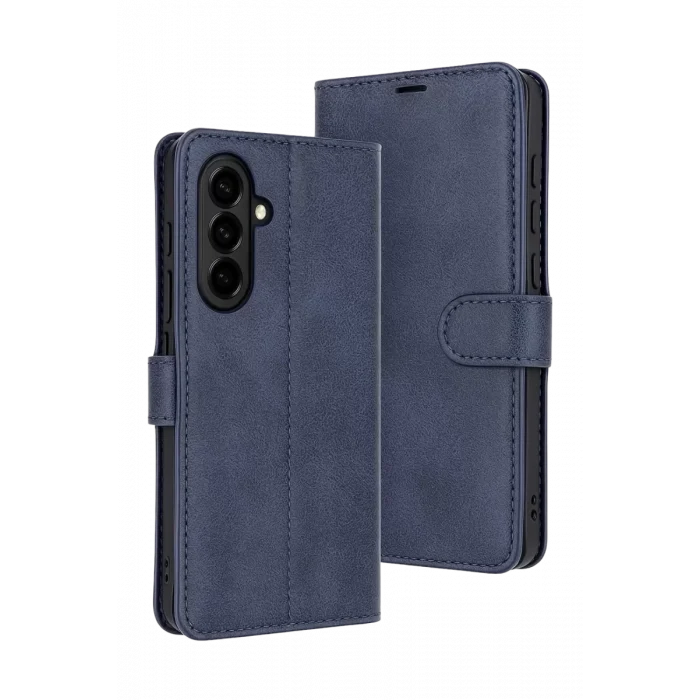 Mey İthalat®  Samsung Galaxy S25 FE Trend S Plus Kapaklı Kılıf - Lacivert