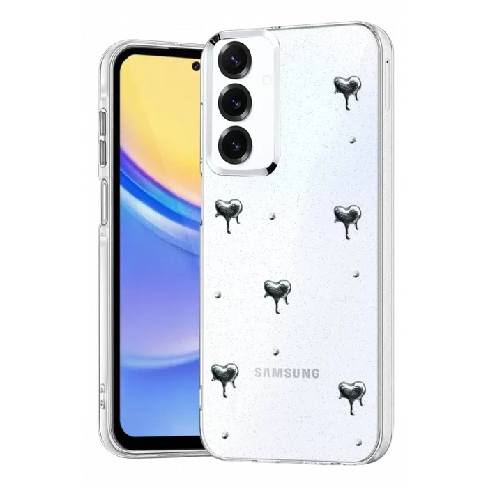 Mey İthalat®  Samsung Galaxy S25 Fiyonk Desenli Kapak - Desen 1