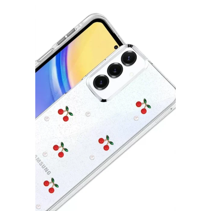 Mey İthalat®  Samsung Galaxy S25 Fiyonk Desenli Kapak - Desen 9