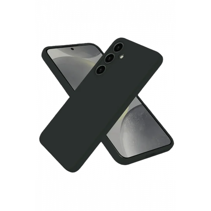 Mey İthalat®  Samsung Galaxy S25 Kılıf Nano içi Kadife Silikon - Siyah
