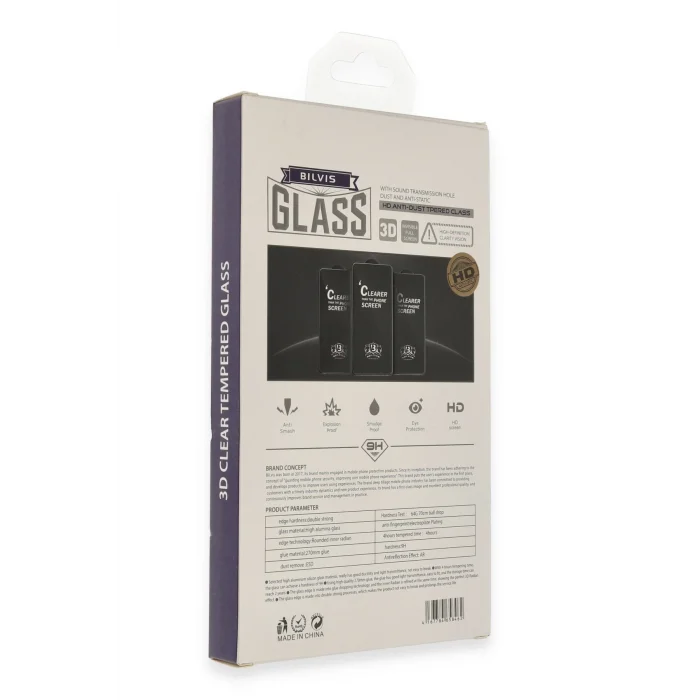 Mey İthalat®  Samsung Galaxy S25 Ultra Bilvis 3D Cam Ekran Koruyucu