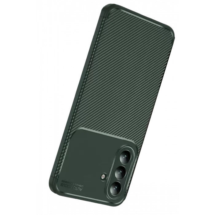 Mey İthalat®  Samsung Galaxy S26 Auto Focus Karbon Kapak - Koyu Yeşil