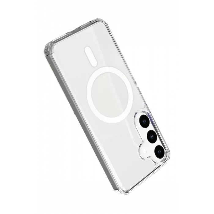 Mey İthalat®  Samsung Galaxy S26 Magneticsafe Şeffaf Silikon - Şeffaf