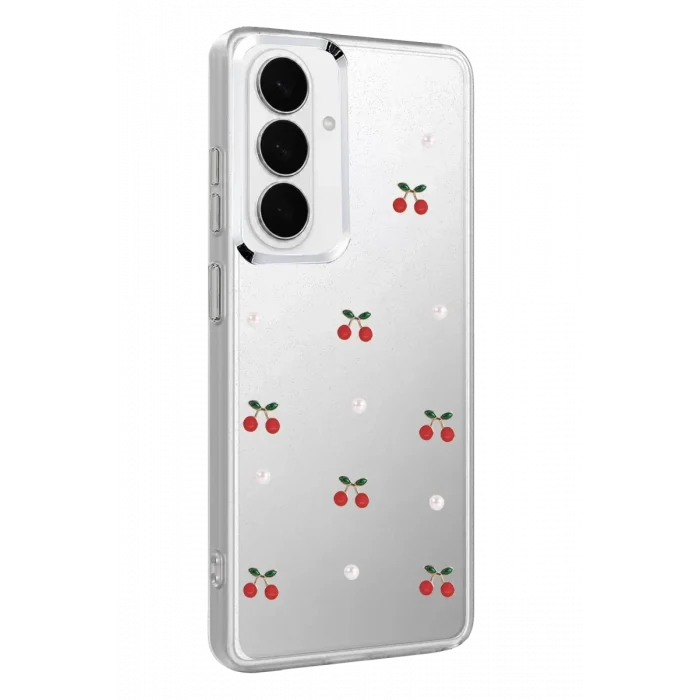 Mey İthalat®  Samsung Galaxy S26 Plus Fiyonk Desenli Kapak - Desen 9