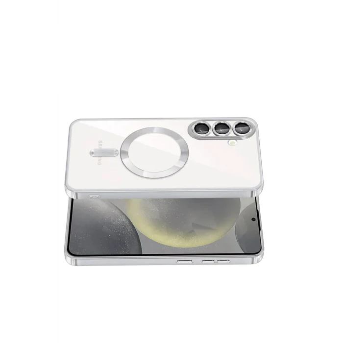 Mey İthalat®  Samsung Galaxy S26 Plus Kross Magneticsafe Kapak - Gümüş