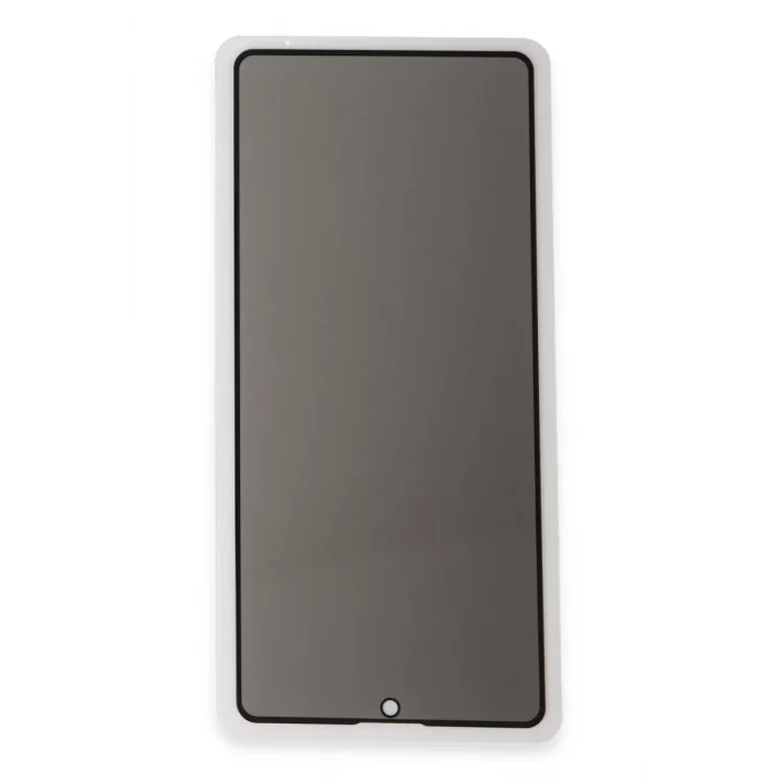 Mey İthalat®  Samsung Galaxy S26 Ultra 3D Antistatik Hayalet Cam Ekran Koruyucu - Siyah