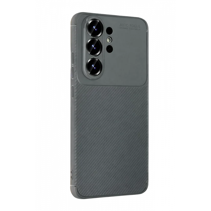 Mey İthalat®  Samsung Galaxy S26 Ultra Auto Focus Karbon Kapak - Gri