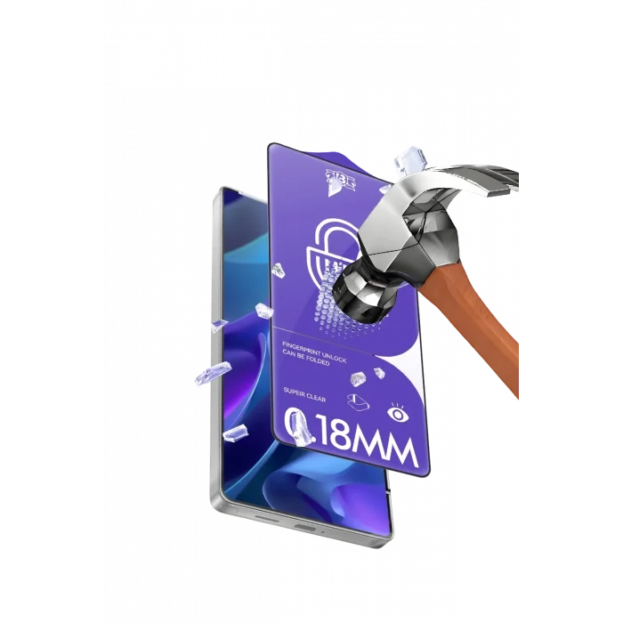 Mey İthalat®  Samsung Galaxy S26 Ultra Bilvis 3D Cam Ekran Koruyucu - Siyah
