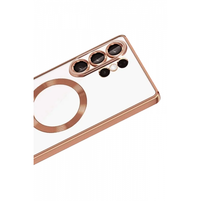 Mey İthalat®  Samsung Galaxy S26 Ultra Kross Magneticsafe Kapak - Çöl Titanyum