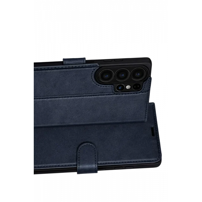 Mey İthalat®  Samsung Galaxy S26 Ultra Trend S Plus Kapaklı Kılıf - Lacivert