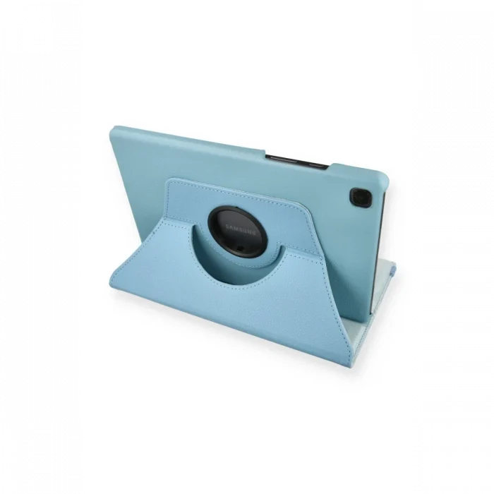 Mey İthalat®  Samsung Galaxy T500 Tab A7 10.4 Kılıf 360 Tablet Deri Kılıf - Turkuaz