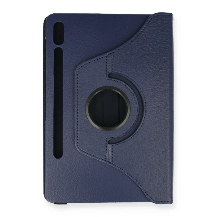 Mey İthalat®  Samsung Galaxy T860 Tab S6 10.5 Kılıf 360 Tablet Deri Kılıf - Lacivert