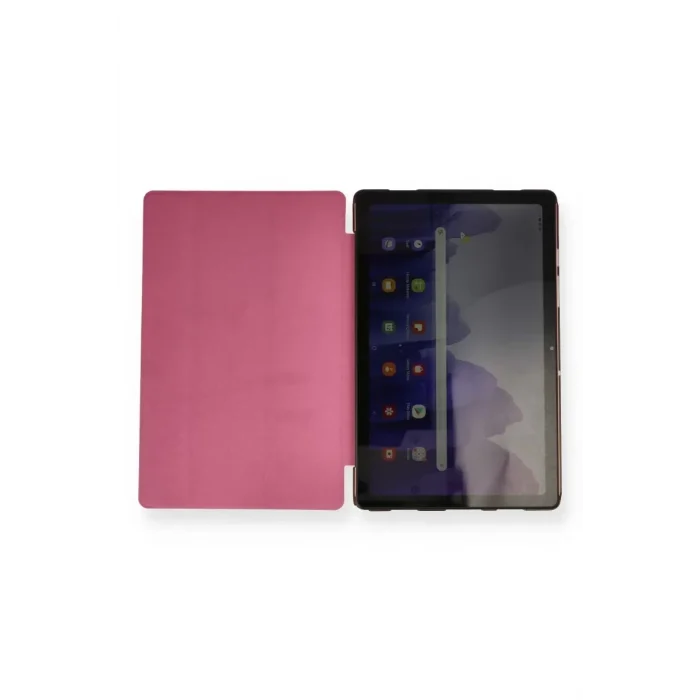 Mey İthalat®  Samsung Galaxy T870 Tab S7 11 Kılıf Tablet Smart Kılıf - Pembe