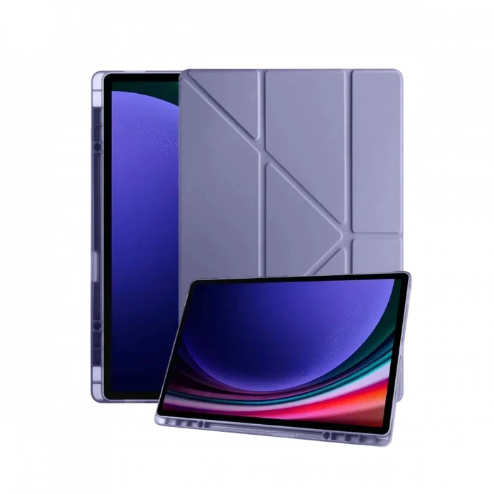 Mey İthalat®  Samsung Galaxy Tab A11 Plus Kalemlikli Mars Tablet Kılıfı - Lavender