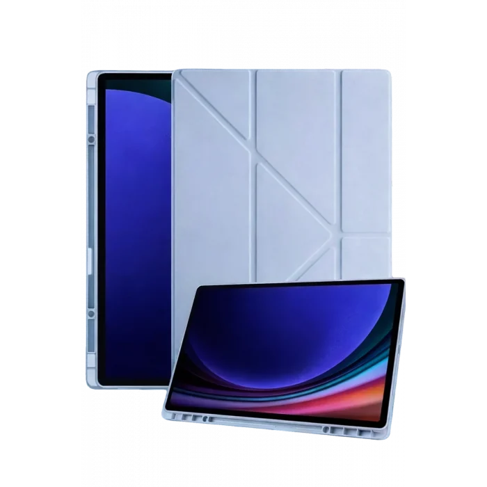 Mey İthalat®  Samsung Galaxy Tab A11 Plus Kalemlikli Mars Tablet Kılıfı - Mavi