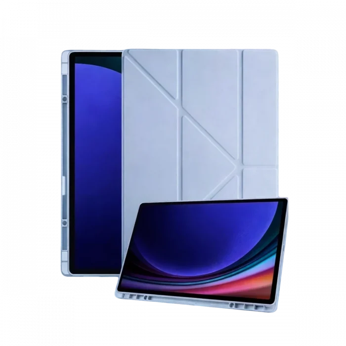 Mey İthalat®  Samsung Galaxy Tab A11 Plus Kalemlikli Mars Tablet Kılıfı - Mavi