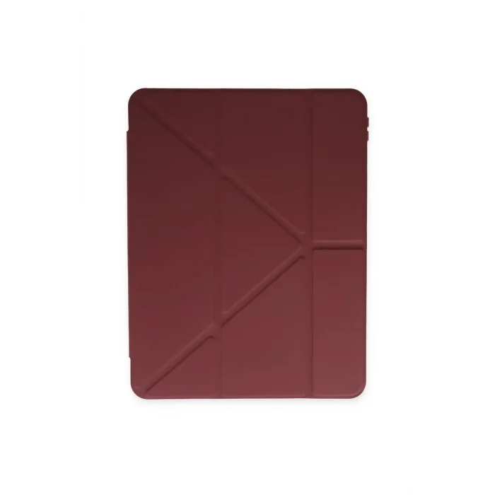 Mey İthalat®  Samsung Galaxy X200 Tab A8 10.5 Kılıf Kalemlikli Mars Tablet Kılıfı - Mürdüm