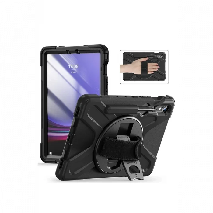 Mey İthalat®  Samsung Galaxy X730 Tab S11 Kılıf Amazing Tablet Kapak - Siyah