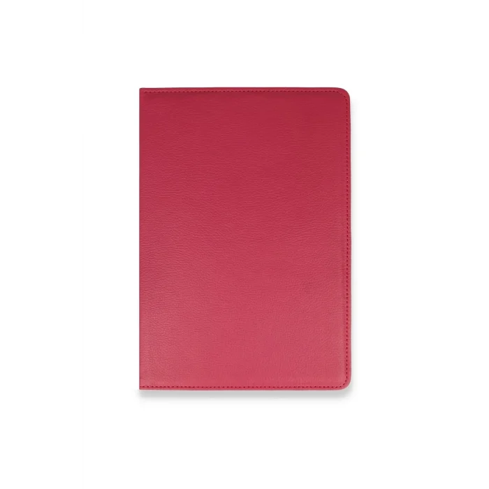 Mey İthalat®  Samsung Galaxy X800 Tab S8 Plus 12.4 Kılıf 360 Tablet Deri Kılıf - Pembe