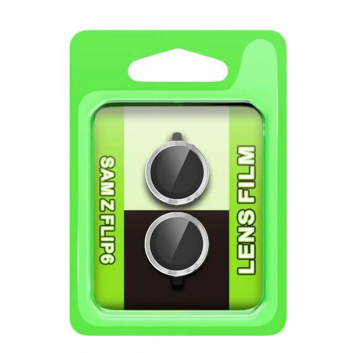 Mey İthalat®  Samsung Galaxy Z Flip 6 Raze Metal Kamera Lens - Gümüş