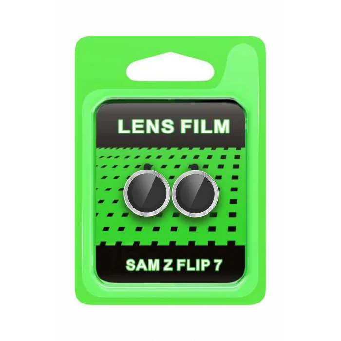 Mey İthalat®  Samsung Galaxy Z Flip 7 Raze Metal Kamera Lens - Gümüş