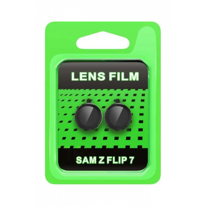 Mey İthalat®  Samsung Galaxy Z Flip 7 Raze Metal Kamera Lens - Siyah