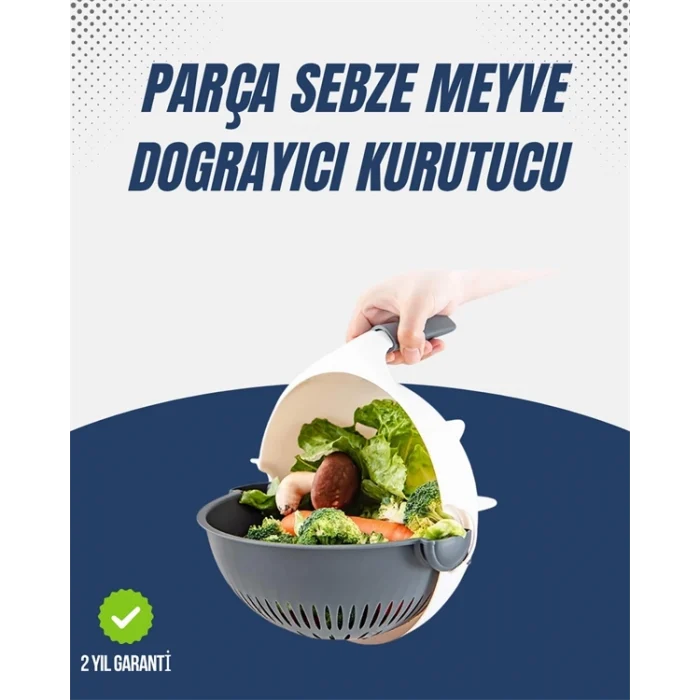 Mey İthalat® Sebze Doğrama ve Rendeleme İçin Pratik Mutfak Aparatı