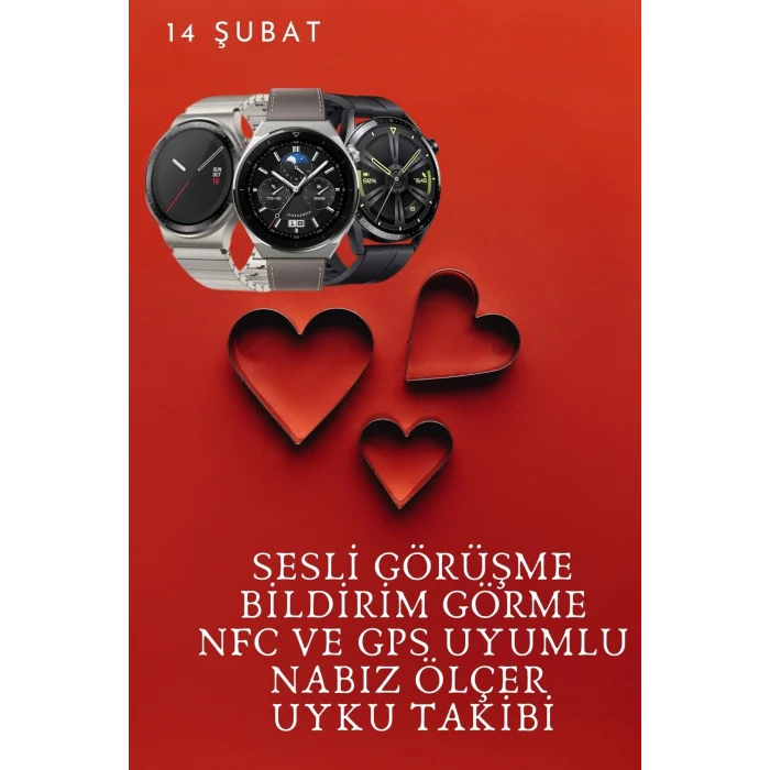 Mey İthalat® Sevgiliye Özel Yeni Nesil Akıllı Saat Çiftlere Özel Kampanya Çift Saatleri