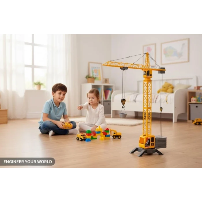 Mey İthalat® SH5001 2.4G 1:12 UZK.KUM.KULE VİNÇ 9KN IŞK SES