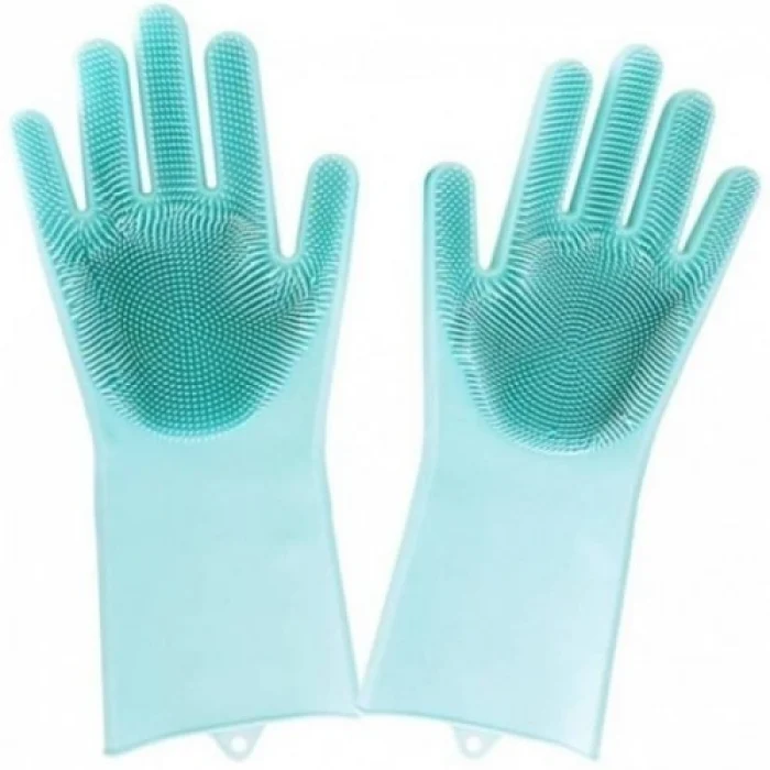 Mey İthalat® Sihirli Isıya Dayanıklı Silikon Çok Amaçlı Bulaşık Eldiven Fırçası Magic Gloves