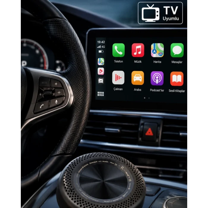 Mey İthalat® Sim Kart Takılabilen CarPlay Android Auto TV Stick 4G Destekli Medya Kutusu