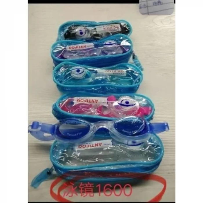 Mey İthalat® Taşıma Çantalı Kulak Tıkaçlı Deniz ve Havuz Gözlüğü Seti