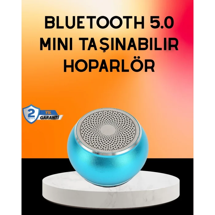 Mey İthalat® Taşınabilir Bluetooth Hoparlör | Dış Mekân ve Seyahat İçin İdeal