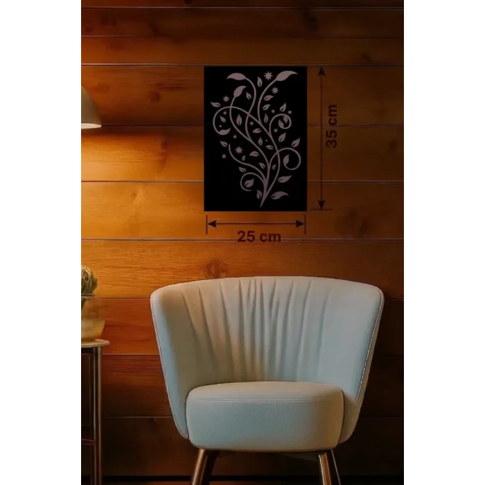 Mey İthalat® Tavus Kuşu ve Doğa Temalı Ahşap Duvar Tablosu - 25x35 cm Lazer Kesim Pano