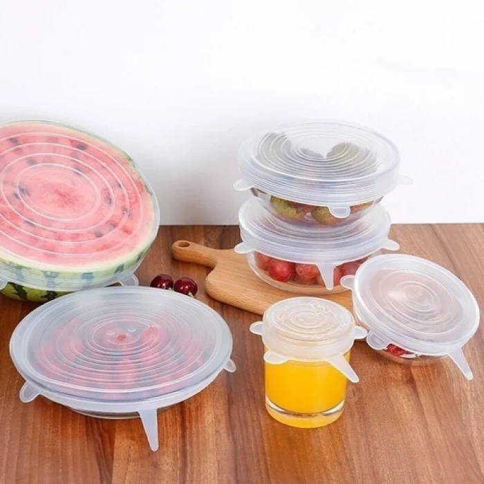 Mey İthalat® Taze Tutan Silikon Kapak Seti