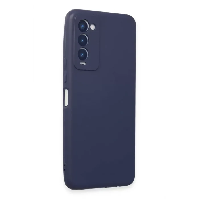 Mey İthalat®  Tecno Camon 18 Kılıf First Silikon - Lacivert