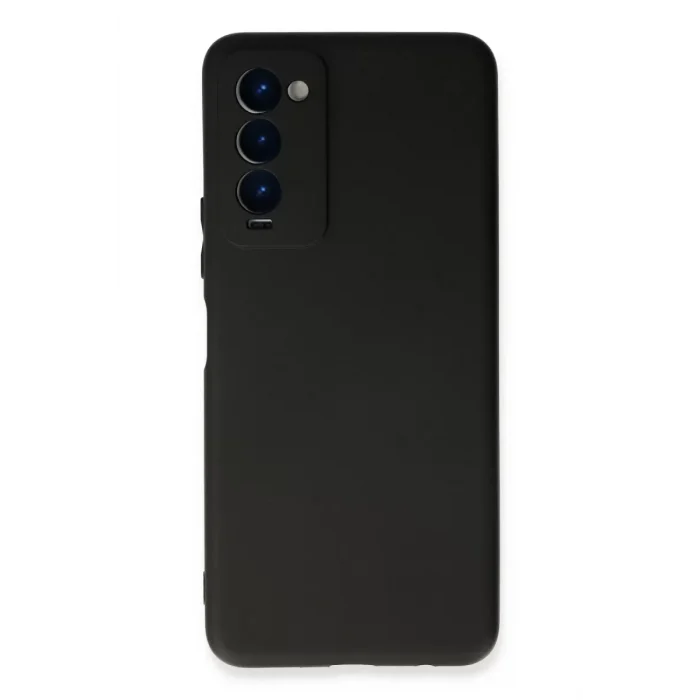 Mey İthalat®  Tecno Camon 18 Kılıf First Silikon - Siyah