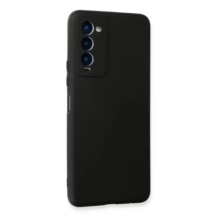 Mey İthalat®  Tecno Camon 18 Kılıf First Silikon - Siyah