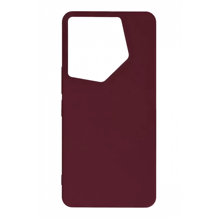 Mey İthalat®  Tecno Camon 20 Pro 5G Kılıf First Silikon - Bordo