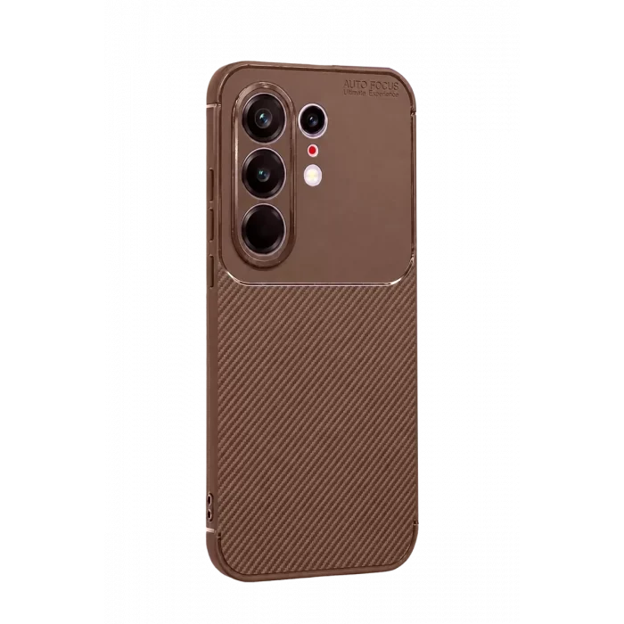 Mey İthalat®  Tecno Camon 50 Pro 5G Auto Focus Karbon Kapak - Kahverengi