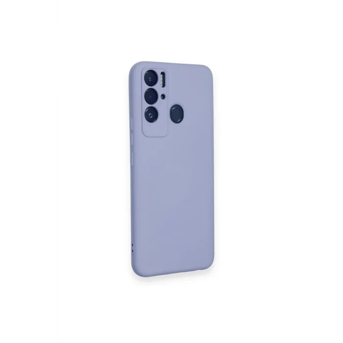 Mey İthalat®  Tecno Pova Neo Kılıf Nano içi Kadife Silikon - Lila