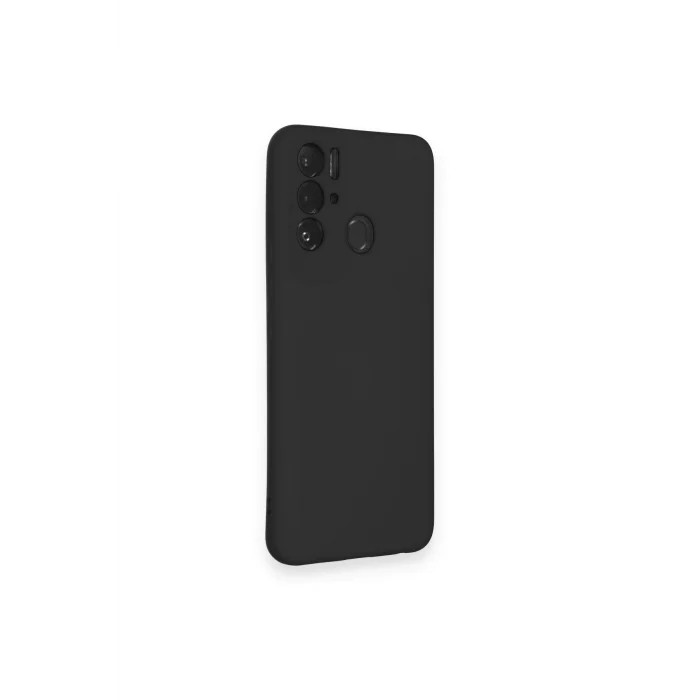 Mey İthalat®  Tecno Pova Neo Kılıf Nano içi Kadife Silikon - Siyah