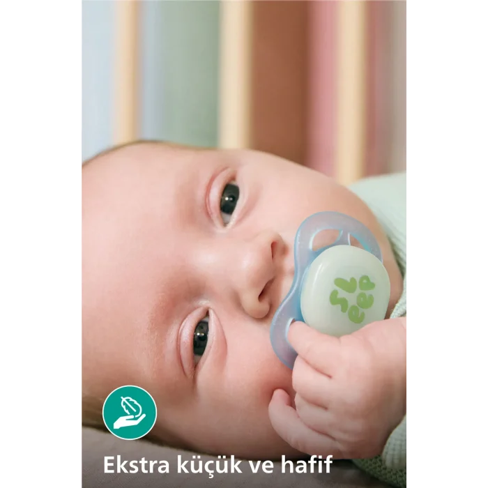 Mey İthalat®   Ultra Start Gece Emzik 0-2 Ay