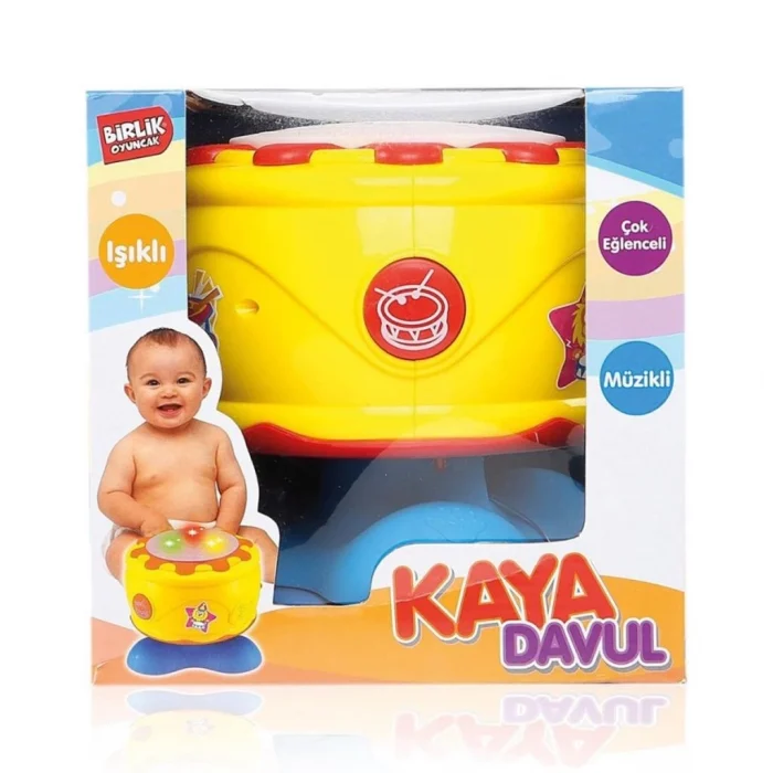 Mey İthalat® URT009-01  Müzikli ve Işıklı Kaya Davul