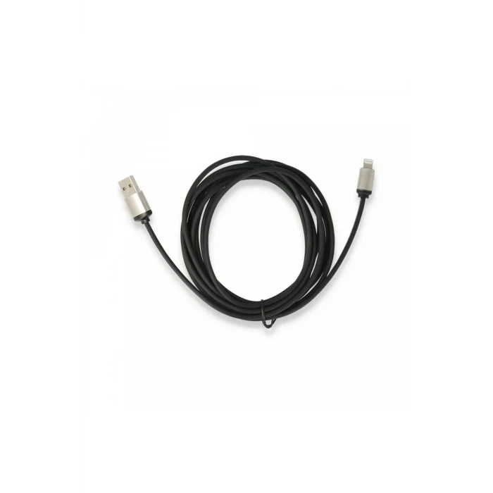 Mey İthalat®  USB to Lightning 3m Kablo - Siyah