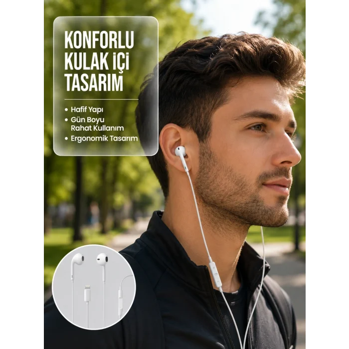 Mey İthalat® Uzaktan Kumandalı Mikrofonlu Mükemmel Ses Deneyimi Kulaklık Yeni Nesil
