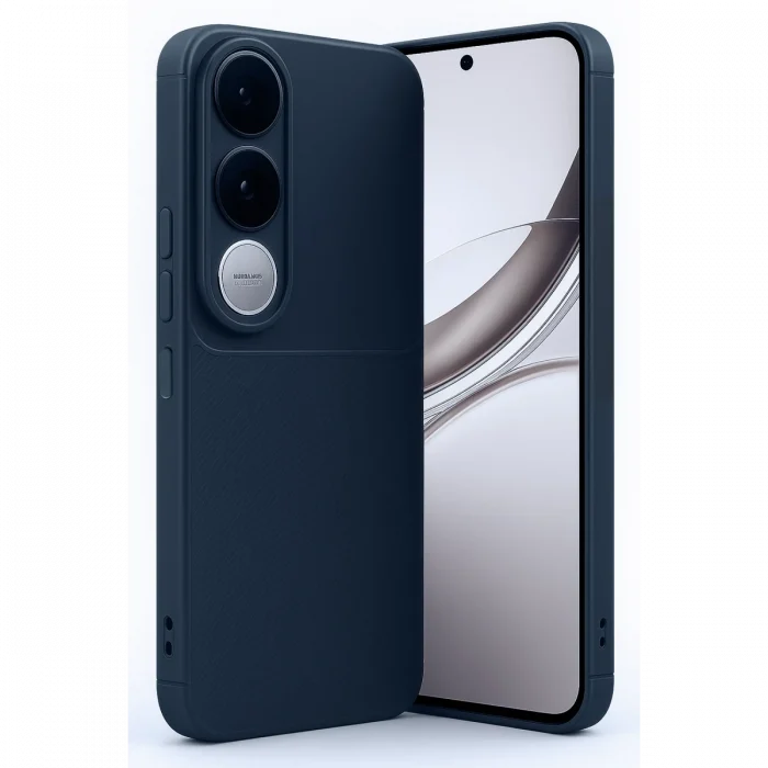 Mey İthalat®  Vivo V50 Lite 4G Auto Focus Karbon Kapak - Lacivert